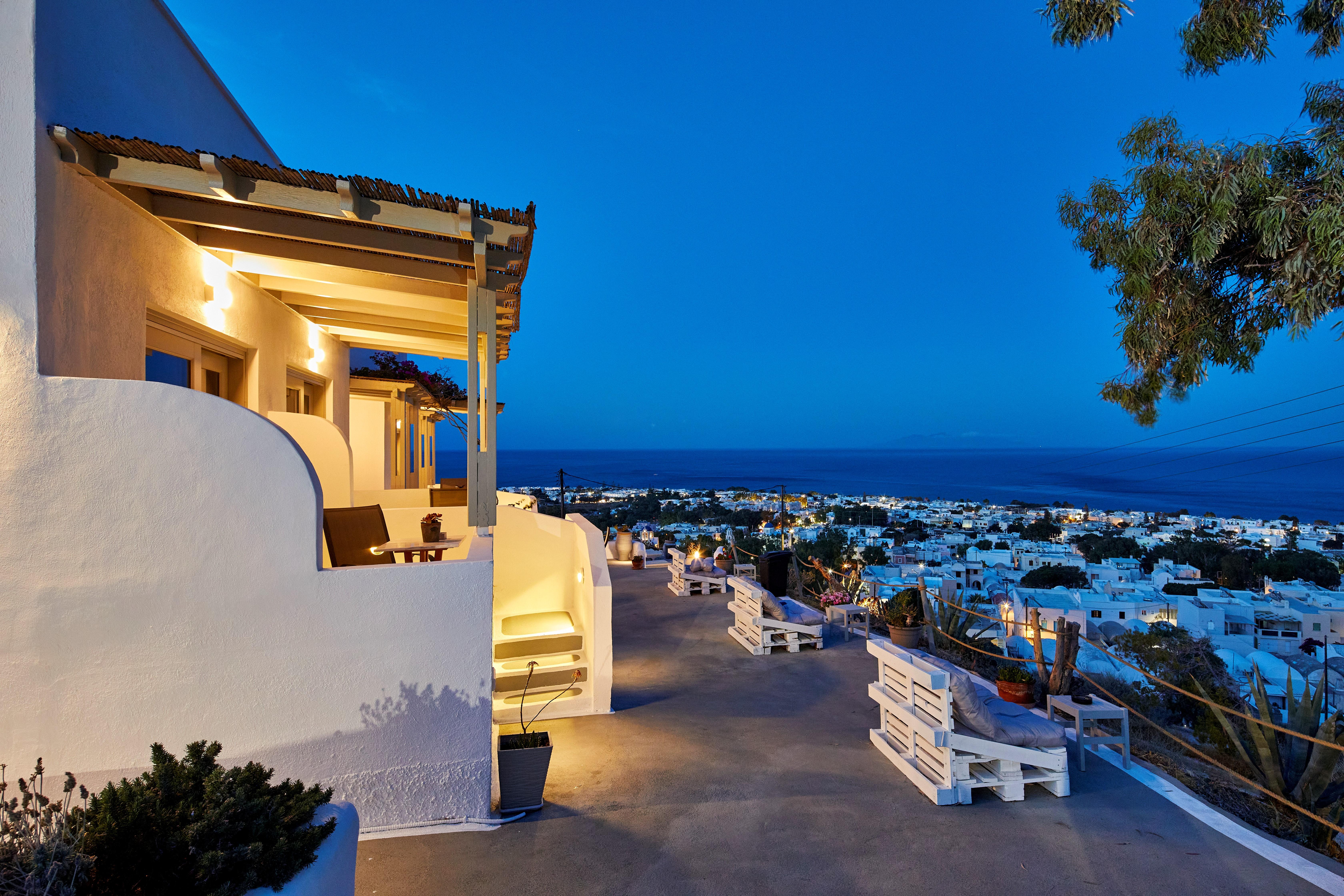 Acropole Sunrise Aparthotel Kamari  Bagian luar foto